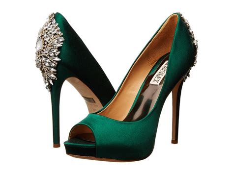 macy's green shoes|green high heels size 6.